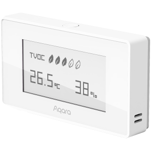 Aqara TVOC Air Quality Monitor: Model No: AAQS-S01; SKU: AS029GLW02