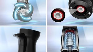 Пасатор Bosch MSM6M821, SER6, Blender, ErgoMaster, 1200 W, QuattroBlade System Pro, Included Blender, Measuring cup, Chopper & Stainless steel whisk, Stainless steel