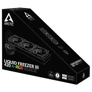 Arctic водно охлаждане Liquid Freezer III 420 A-RGB Black