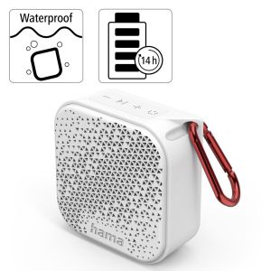 HAMA Блутут мобилна колонка "Pocket 3.0", Waterproof. 3.5W, бяла