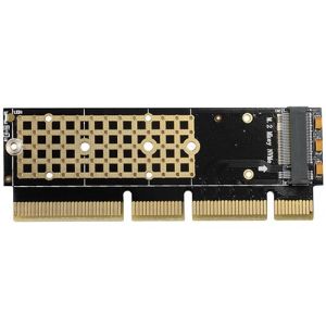 AXAGON PCEM2-1U PCI-E 3.0 16x - M.2 SSD NVMe, SSD de până la 80 mm, profil redus1U