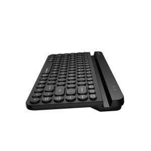 Tastatură fără fir A4tech Fstyler FBK30, Bluetooth, 2.4G, suport pentru telefon, chirilic, negru