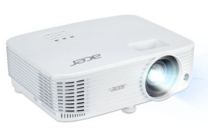 Multimedia projector Acer Projector P1257i DLP, XGA (1024x768), 4800 ANSI LUMENS, 20000:1, 2x HDMI, RCA, Wireless dongle included, Audio in/out, VGA in/out, RS-232, Bluelight Shield, LumiSense, Built-in in 10W Speaker, 2.4kg, White+Acer T82-W01MW 82.5" (1