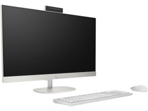 Desktop computer - all in one HP All-in-One 24-cr0003nu Shell White, AMD Ryzen 5-7520U(up to 4GHz/8MB/8C), 23.8" FHD AG IPS, 16GB 5500Mhz on-board, 512GB PCIe SSD, WiFi 6 2x2 +BT, HP Keyboard & HP Mouse, Free DOS, 2Y Warranty