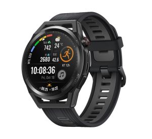Huawei Watch GT Runner Runner-B19S, 1.43", Amoled, 466x466, 4GB, BT(2.4 GHz, supports BT5.2 and BR+BLE+EDR), WR 5ATM, GPS, WiFi, NFC, Battery 451mAh, Ultra-long battery life 14 days, Harmony OS, APP Gallery Black Silicone strap