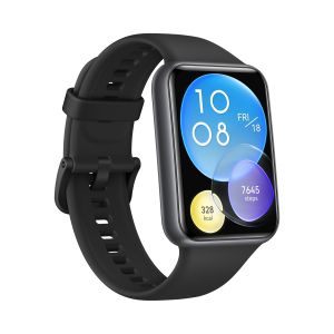 Часовник Huawei Watch Fit 2, Midnight Black, Yoda-B19S, 1.74" AMOLED 336x480. BT 5.2, Silicone Strap