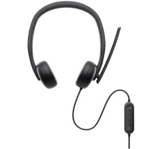 Слушалки Dell Wired Headset WH3024