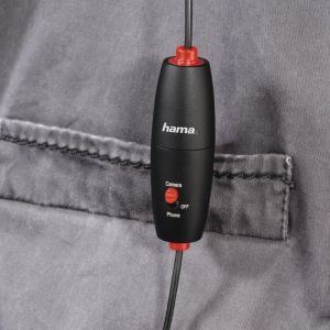 Microfon cu rever HAMA Smart, 3,5 mm, negru