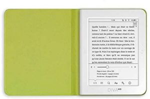 Husă piele BOOKEEN Classic, pentru cititor de cărți electronice DIVA, 6 inch, magnet, Lily Shygirl