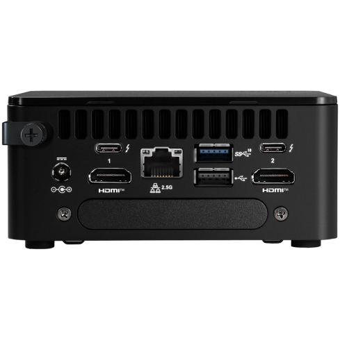 ASUS NUC 13pro/RNUC13ANHI300002I/Intel Core i3-1315U/Intel UHD Graphics/4xUSB/M.2 22x80 NVMe; 22x42 SATA/2.5'' SATA slot/2,5Gbe LAN/2xHDMI/ 2x Thunderbolt 4 (USB-C+DP)/no Storage/no RAM/AX211.NGWG.NV/no OS/EU Cord/Tall Kit(L6) /EAN:4711387502662