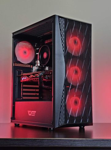 Ryzen 5-5500/ GTX 1070Ti 8GB/ SSD 1TB/ RAM 32GB/ Геймърски компютър DarkReaper S151