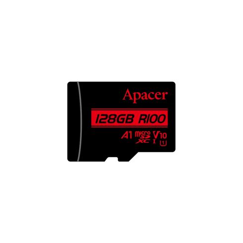 Apacer карта памет microSDXC 128GB UHS-I U1 V10 A1 Class10, Adapter - AP128GMCSX10UB-R