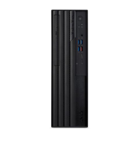 Настолен компютър Acer Veriton, VX4720GT Intel Core i3-14100( up to 4.70GHz, 12MB), 16GB DDR5, 512GB SSD M.2, Intel UHD Graphics, TPM 2.0, GLAN, 300W 80PLUS Bronze, KBD& Mouse USB, Win 11 Pro, 3Y warranty