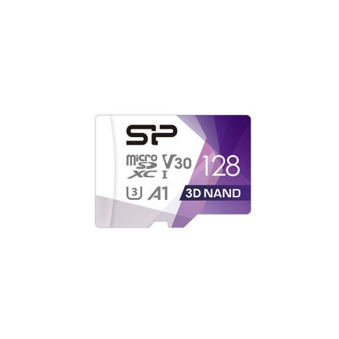 Карта памет Silicon Power Superior Pro, 128GB, microSDXC, Class 10, SD Adapter