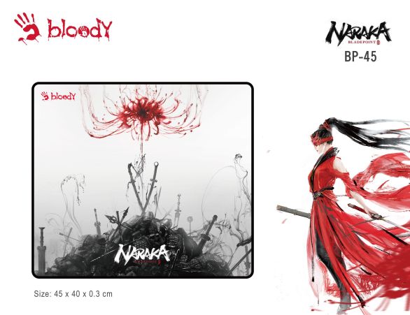 Pad gaming A4 Bloody BP-45 Naraka, dimensiune M, 450 x 500 x 3 mm