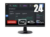 LENOVO D24-40 23.8inch 16:9 1920x1080 75Hz 3000:1 3M:1 250cd/m2 4ms 1xHDMI 1xVGA NTSC