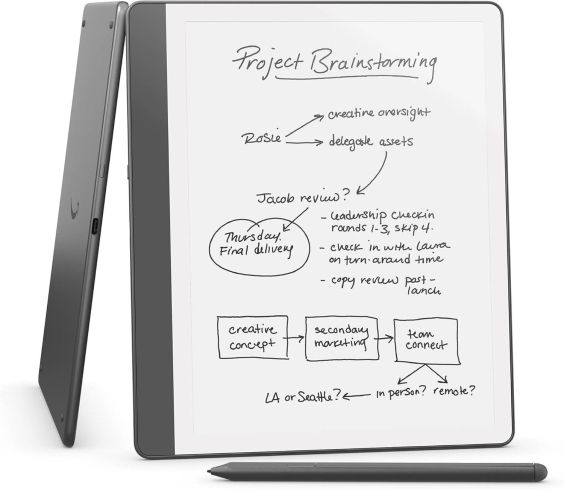Amazon Kindle Scribe (2024) reader 32GB - 10.2" - w Premium Pen - tungsten