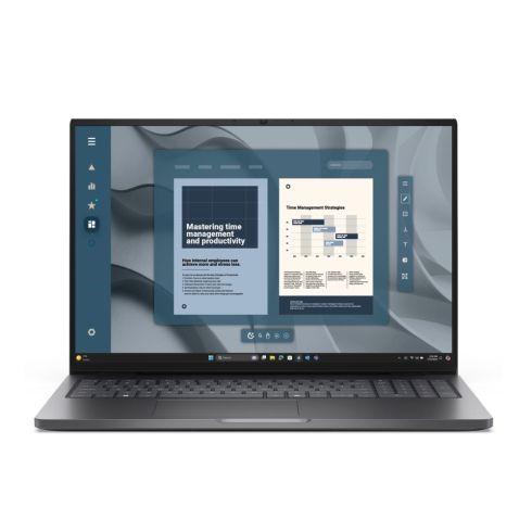 Лаптоп Dell Pro 16 PC16255, AMD Ryzen 5 220, 16.0" FHD+(1920x1200) IPS 300nits AG, 1x16GB, DDR5, 5600 MT/s, 512 GB SSD, AMD Radeon 740M, FHD HDR + IR Cam and Mic, Wi-Fi 6E, FPR, Backlit Kb, Win 11 Pro, 3Y PS,Magnetite + Dell Pro 14-16 Premium Slim Backpac