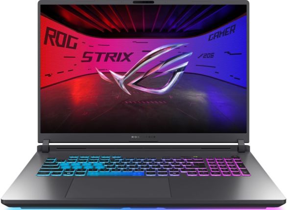 Лаптоп Asus Strix G18 G815LP-S9039,Intel Ultra 9 275HX 2.7 GHz (36MB Cache, up to 5.4 GHz, 24 cores),18"(2560x1600),16:10 Bend+500nits,240Hz,DDR5 32GB (16GB DDR5-5600 SO-DIMM*2), 1TB, RTX 5070 8GB GDDR6,Wi-Fi 7 ,Backlit Chiclet Keyboard 1-Zone RGB, Eclips