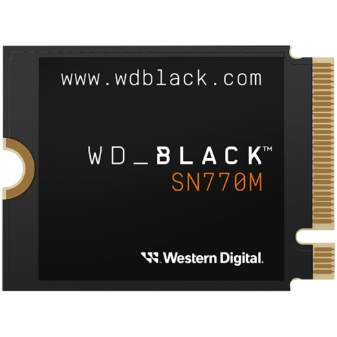SSD WD Black SN770M 2TB M.2 2230 PCIe Gen4 x4 NVMe, Read/Write: 5150/4850 MBps, IOPS 650K/800K, TBW: 1200