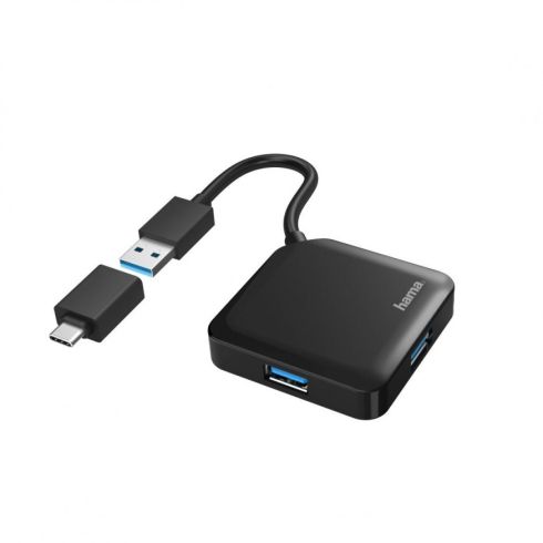 HAMA USB-C HUB / 4 PORT