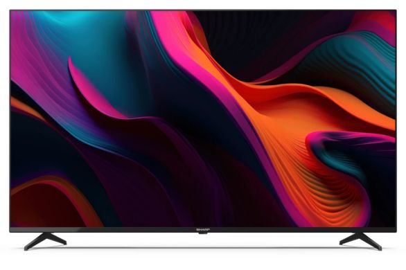 Televizor Sharp 55GL4260E, Google TV LED de 55 inchi, 4K Ultra HD 3840x2160 fără cadru, AQUOS, 1.000.000:1, DVB-T/T2/C/S/S2, Active Motion 1000, HDR10, Dolby Atmos, Asistent Google, Dolby Vision, Chromecast, Google Assistant Încorporat, HDMI 2.1 cu eARC, 
