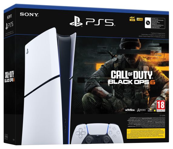 Gaming Console Sony PlayStation 5 (Slim) - Digital Edition - Call Of Duty Black Ops 6 Bundle