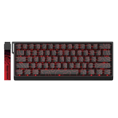 Madlions Professional Gaming Mechanical Keyboard MAD 60 PRO - Black, 8K, Gateron Jade Customized [Linear]