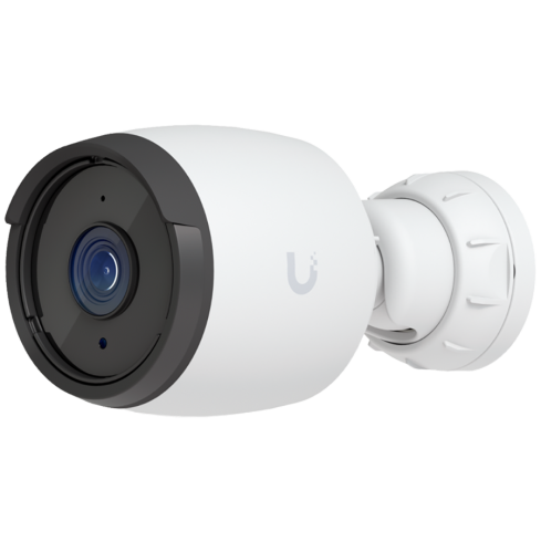 Ubiquiti UVC-G6-Bullet-W All-weather 4K PoE camera with a 1/1.8" 8MP image sensor, Multi-TOPs AI Engine, and long-range IR night vision