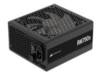 Seria CORSAIR RMx, RM750x, 750 wați, ATX 3.1, certificat Cybenetics Gold, sursă de alimentare complet modulară, EAN: 0840006676850