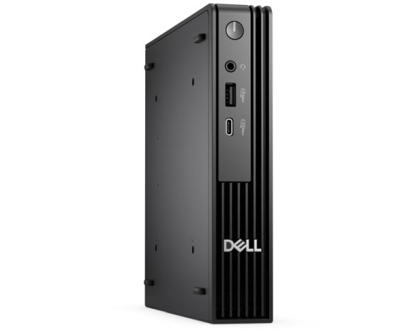 Настолен компютър Dell Pro Micro QCM1250, Intel Core Ultra 5 235 (13 TOPS NPU, 14 cores, up to 5.0GHz), 16 GB: 1 x 16 GB, DDR5, up to 5600 MT/s, 512GB SSD, Integrated Graphics, Wi-Fi 6E, Bulgarian Keyboard&Mouse, 90W, Ubuntu, 3Y PS