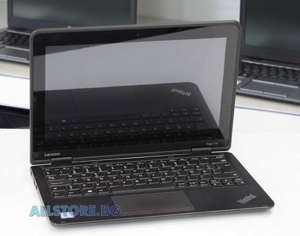Lenovo ThinkPad Yoga 11e (3rd Gen), Intel Celeron Quad-Core, 4096MB So-Dimm DDR3L, 128GB M.2 SATA SSD, Intel HD Graphics, 11.6" 1366x768 WXGA LED 16:9 , Grade A