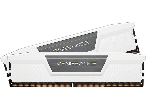 Памет Corsair Vengeance White, 32GB (2x16GB) DDR5 DRAM, 6000MHz, CL36, CMK32GX5M2E6000C36W