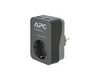 APC Essential SurgeArrest 1 priză 2 porturi USB Negru 230V