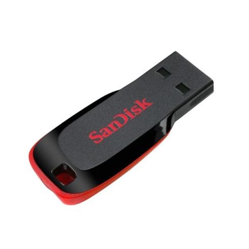 USB stick SanDisk Cruzer Blade, 16GB, USB 2.0, Black;Red