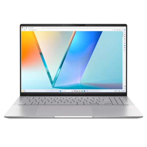 Laptop Asus Vivobook S M5606NA-MX023W, AMD Ryzen R5-7535HS, 15.6 " OLED (3200 x 2000) 16:10, 16GB LPDDR5X (8 GB on BD), 512 GB SSD, Backlit Chiclet Keyboard 1-Zone RGB with Num-key , Windows 11, Cool Silver