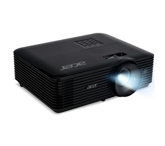 Multimedia projector Acer Projector X1128H, DLP, SVGA (800x600), 4800Lm, 20,000:1, 3D ready, 40 degree Auto keystone, ACpower on, HDMI, VGA, RCA, USB(Type A, 5V/1.5A), Audio in , 1x3W, 2.7kg, Black + Acer Nitro Gaming Mouse Retail Pack