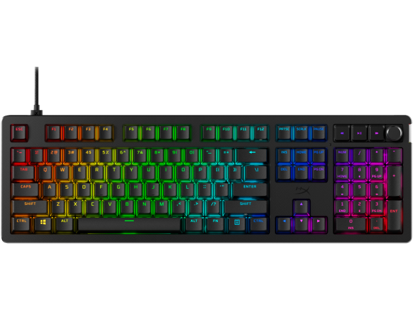 Gaming keyboard HyperX Alloy Rise - Ultra-customizable, Hot-Swappable, Linear Switch, Full-Size