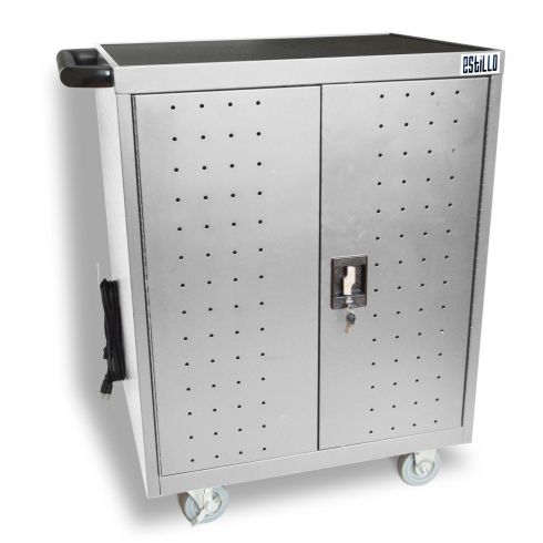 Универсален шкаф на колела Estillo LP-1532, за зареждане на до 32 бр. лаптопи
