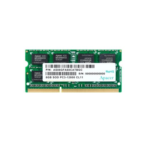 Apacer памет RAM 8GB DDR3 SODIMM 512x8 1600MHz - AS08GFA60CATBGC