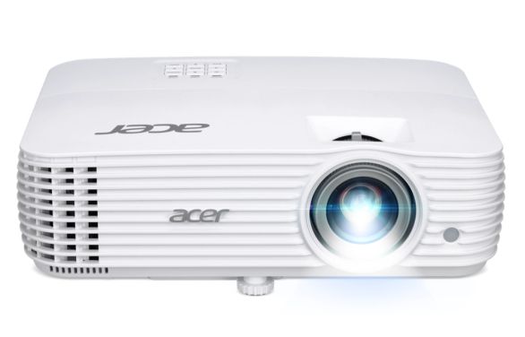 Мултимедиен проектор Acer Projector P1657Ki DLP, WUXGA(1920x1200), 4800 ANSI LUMENS, 10000:1, 2xHDMI 3D, Wireless dongle included, Audio in/out, USB type A (5V/1A), RS-232, Bluelight Shield, LumiSense, Built-in 10W Speaker, 2.9kg, White + Acer T82-W01MW 8