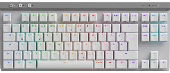 Клавиатура Logitech G515 LIGHTSPEED TKL Wireless Gaming Keyboard - WHITE - US INT'L - EMEA28i-935