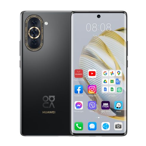 Мобилен телефон Huawei Nova 10 Pro Starry Black, GLA-LX1 , 6.78", 2652x1200,  Qualcomm Snapdragon 778G, 8GB+256GB, CAM 50+8+2MP/60+8MP Fron Camera, 4500mAh, FPT, BT5.2, USB Type-C 2.0, HMS, EMUI 12