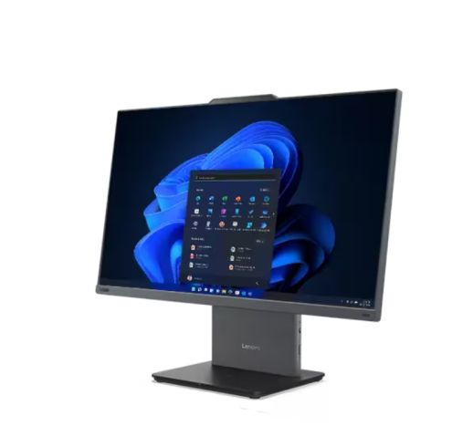 Настолен компютър - всичко в едно Lenovo ThinkCentre neo 50a 27 G5 AIO Intel Core i5-13420H (up to 4.6GHz, 12MB), 16GB DDR5 5200MHz, 512GB SSD, 27" FHD (1920x1080) IPS AG, Intel UHD Graphics, WLAN, BT, 5MP Cam, KB, Mouse, Luna Grey, Monitor Stand, DOS, 3Y