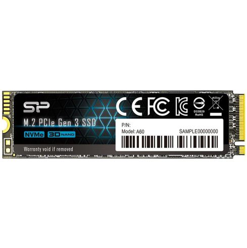 SILICON POWER SSD P34A60 1 TB M.2 PCIe Gen3 x4 NVMe 2200/1600 MB/s