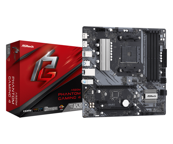 ASROCK A520M PHANTOM GAMING 4