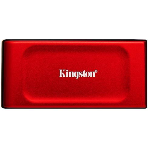 KINGSTON XS1000R 1TB SSD Pocket-Sized USB 3.2 Gen 2 External Solid State Drive Red