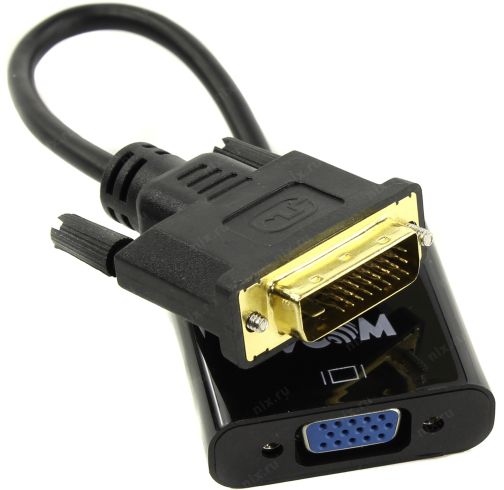 VCom активен преходник Adapter DVI-D 24+1 M -> VGA F Active - CG491-0.15m