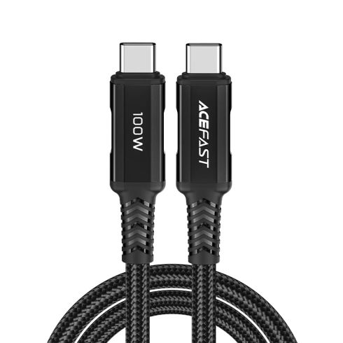 Acefast USB-C to USB-C Cable 100W 2m Aluminum alloy - C4-03 - Black