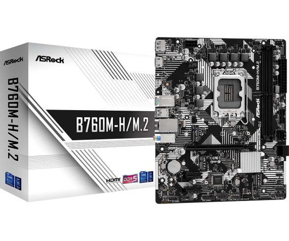 ASROCK B760M-H/M.2 /D5/LGA1700